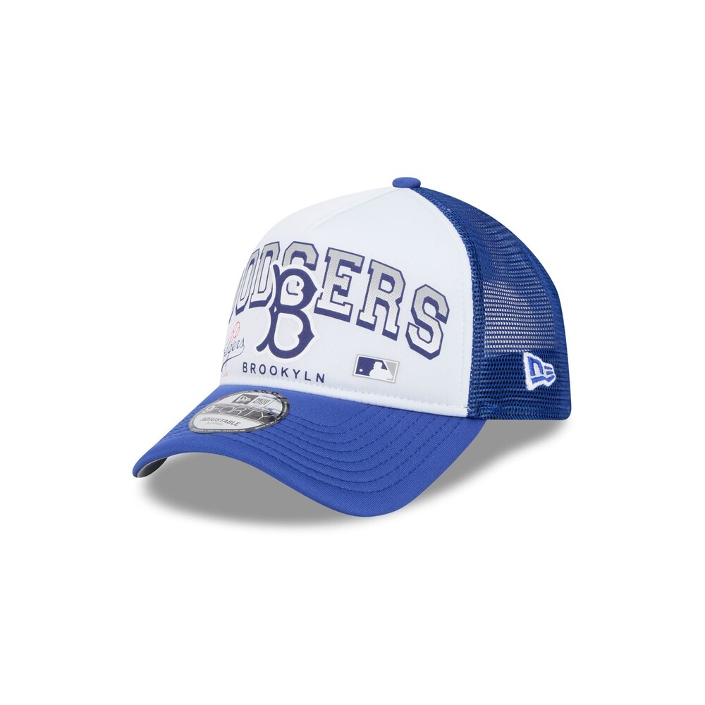 New Era Brooklyn Dodgers Sport Classics 9FORTY A-Frame Trucker Hat - One Size